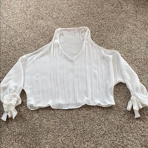 Zara White Top - Trafaiuc Collection, size medium